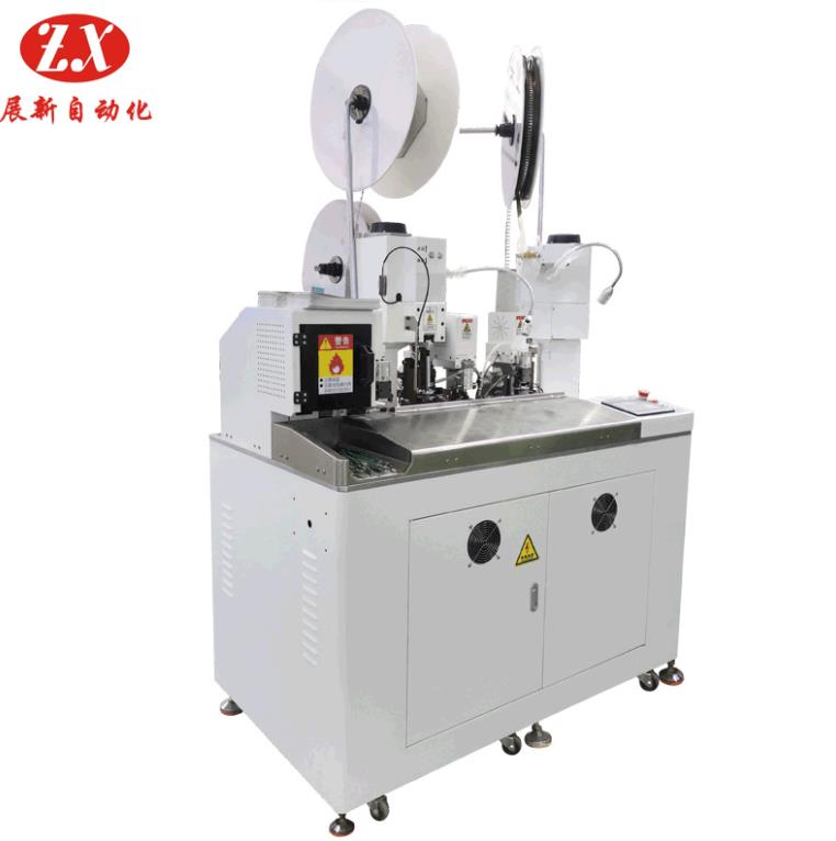 全自动穿烘烤热缩端子机